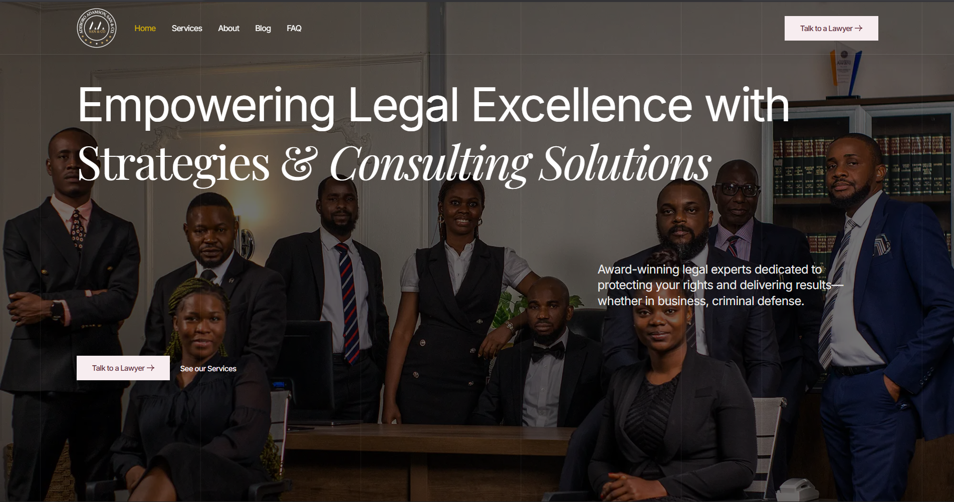 Adeboro Adamson San Website