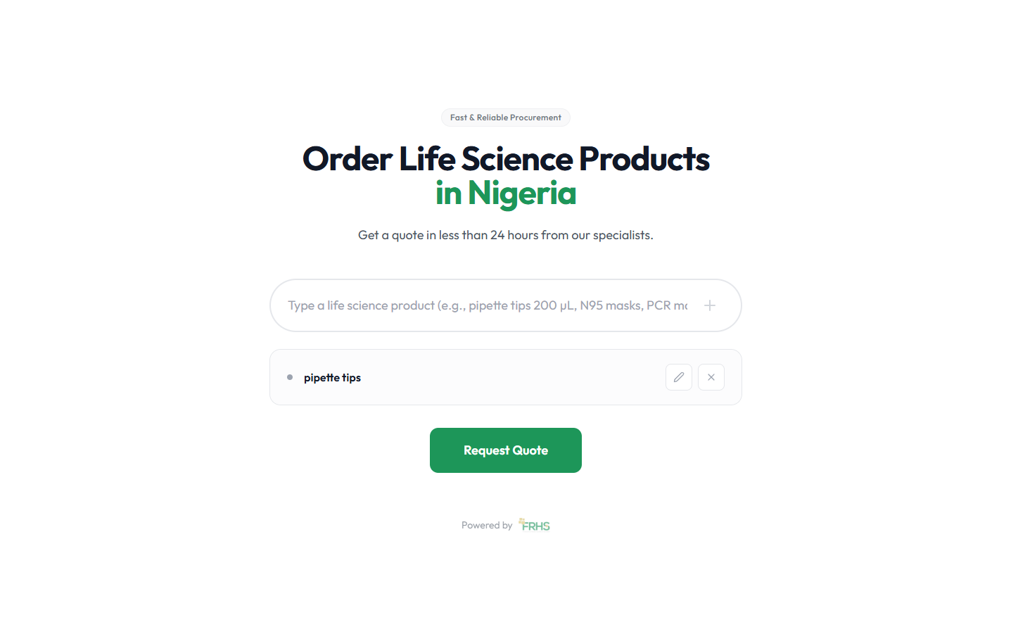 Order Life Science
